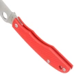 Nóż składany Spyderco Grasshopper Red G10, Satin 12C27 (C138GRDP)