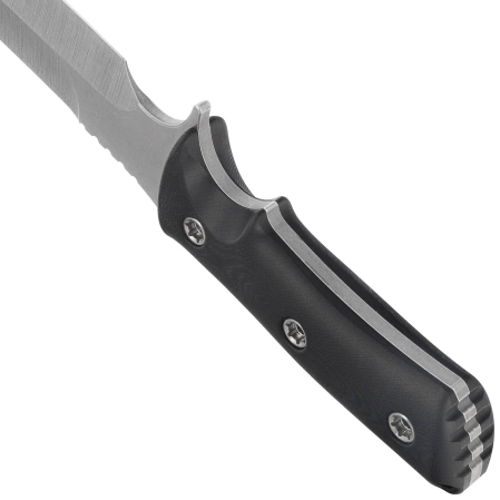 Medford Jungle Fighter Pro Series Knife Black G10, Std HW, Tumbled CPM 3V by Greg Medford (MK0663TQ-08KB-SPQ3-Q4)