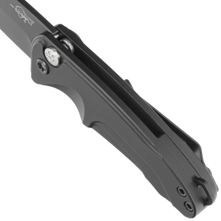 Nóż automatyczny Medford Smooth Criminal Auto Black Aluminium, PVD HW/Clip, Black PVD S45VN by Greg Medford (MKA394PQ-42AB-TPCP-Q4)