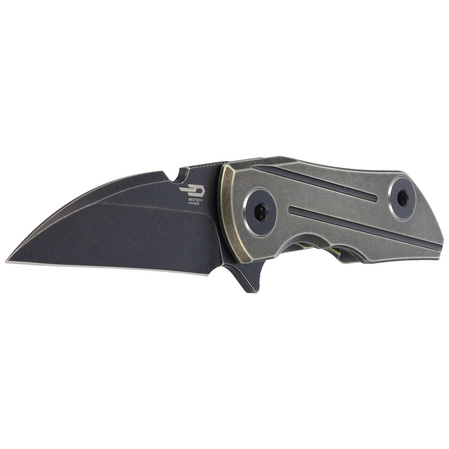 Nóż składany Bestech 2500 Delta Bronze Titanium, Black Stonewashed CPM S35VN by Poltergeist Works (BT2006D)