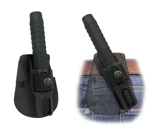 ESP hardened expandable baton 21'' with Fobus Paddle (EXB-21H BLK BH-24)