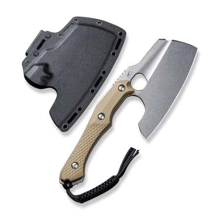 Nóż Civivi Aratra Tan G10, Stonewashed D2 by Maciej Torbé (C21041-3)