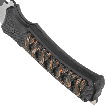 Nóż Martinez Albainox 32796 ABS Black/Camo Stringing, Brushed/Black 3Cr13Mov