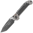 Microtech LUDT Gen III T/E Automatic Knife Natural Clear Aluminum, Black M390MK by Tony Marfione (1136-1NC)