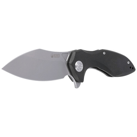 Nóż składany Kubey Noble Black G10, Bead Blasted D2 (KU236A)