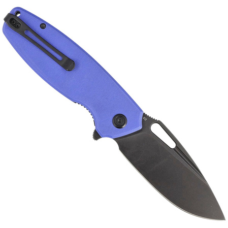 Nóż składany Kubey Tityus Blue G10, Dark Stonewashed D2 (KU322I)