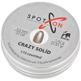 Śrut Spoton Crazy Solid Slug 22 5.5 mm,  175 szt. 1.42g/21.91gr