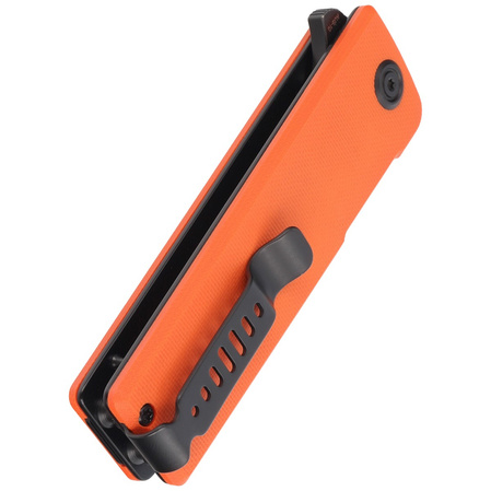 Kubey Knife Sailor Orange G10, Blackwashed AUS-10 by Sekira Sochi (KU317F)