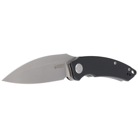 Nóż składany Kubey Knife Leaf Black G10, Bead Blasted AUS-10 by Tiguass (KU333A)