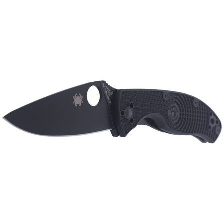 Spyderco Tenacious Lightweight Knife Black FRN, Black 8Cr13MoV by Eric Glesser (C122PBBK)