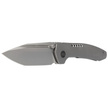 WE Knife Trogon Gray Titanium, Silver Bead Blasted CPM 20CV by Brian Brown (WE22002-1)