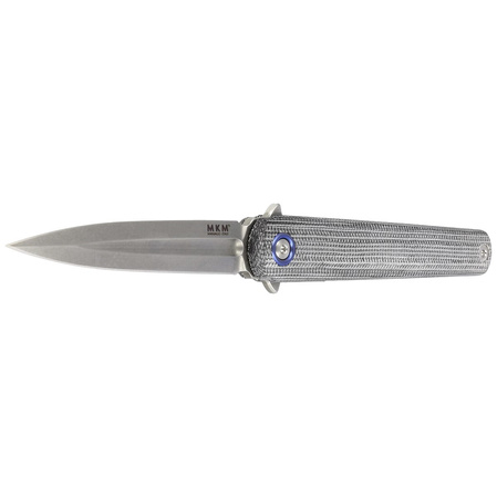 Nóż składany MKM Flame Light Dagger Black Micarta, Stonewashed M390 by Michael Zieba (MK FL02L-BC)