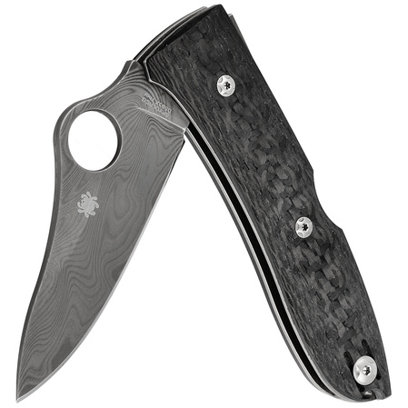 Nóż składany Spyderco SpyOpera Sprint Run Carbon Fiber, Damasteel Thor by Massimo Salice Sanna (C255CFPD)