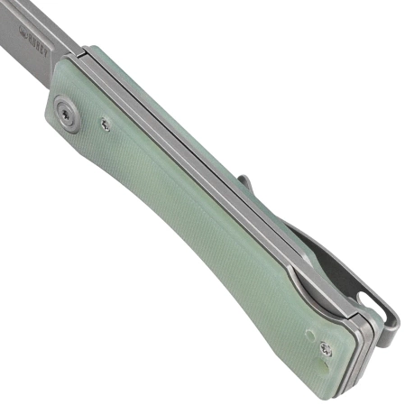Nóż składany Kubey Akino Jade G10, Beadblasted 14C28N by Tiguass (KU2102B)