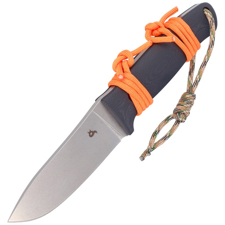 Nóż BlackFox Vesuvius Black G10, Stone Washed D2 by Alfredo Doricchi (BF-710 D2)