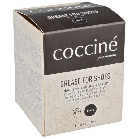 Coccine Premium Grease for Shoes, Black 50 ml