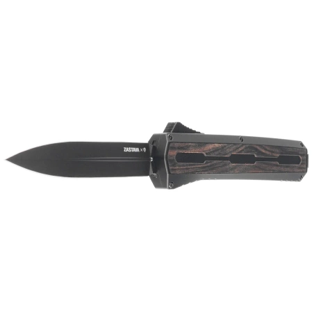 Nóż automatyczny OTF Tekto A7 Zastava D/E Black Aluminium/Tactical Black, Black CPM S35VN