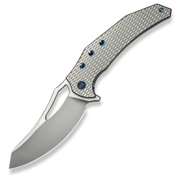 Nóż składany WE Knife Epaulette Titanium, Polished Bead Blasted M390 by Gavko Knives (WE24024-3)