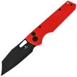 Nóż składany Bestechman Guardian Red G10 w/ Carbon Fiber Pattern, Black PVD D2 (BMK11F)