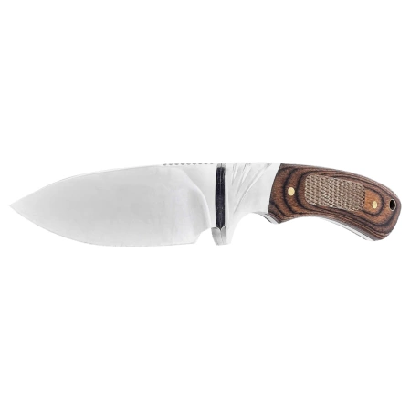 Nóż myśliwski Martinez Albainox Hunting Brown Micarta, Mirror 3Cr13Mov (32272)