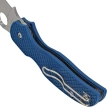 Spyderco Sage 5 Cobalt Blue FRN Knife, Satin CPM SPY27 by Sal Glesser (C123PCBL)