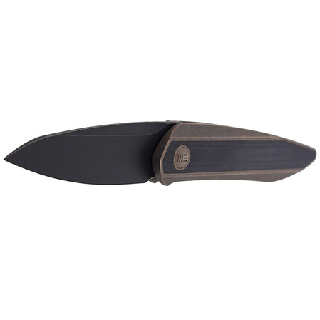 Nóż składany WE Knife Black Void Opus Bronze Titanium / Black G10, Black Stonewashed CPM 20CV by Justin Lundquist (2010C)