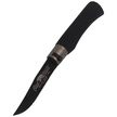 Antonini Old Bear L Total Black Folding Knife, Brass Ring (9303/21_MNK)