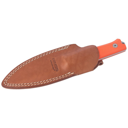 Nóż składany LionSteel Bushcraft G10 Orange, Stone Washed (B40 GOR)
