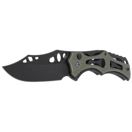 Civivi Knife Biophase Black Aluminum/OD Green G10, Black Stonewashed Nitro-V (C23083C-2)