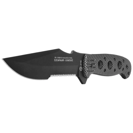 Nóż K25 RK-31824 Grey Aluminium, Black Titanium 7Cr17Mov