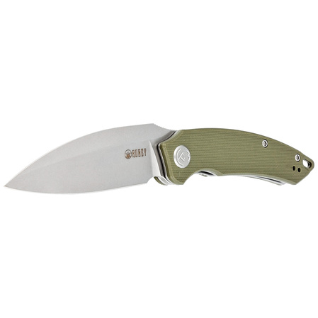 Nóż składany Kubey Knife Leaf Green G10, Bead Blasted AUS-10 by Tiguass (KU333E)