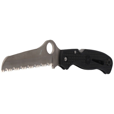 Nóż składany Spyderco Atlantic Salt Black FRN Spyder (C89SBK)