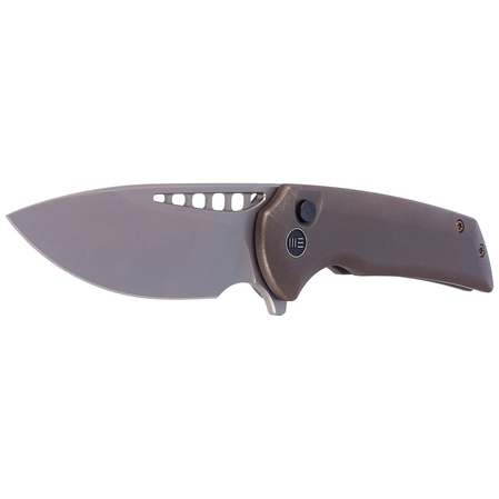 Nóż składany WE Knife Mini Malice Bronze Titanium, Silver Bead Blasted CPM 20CV by Ferrum Forge (WE054BL-4)