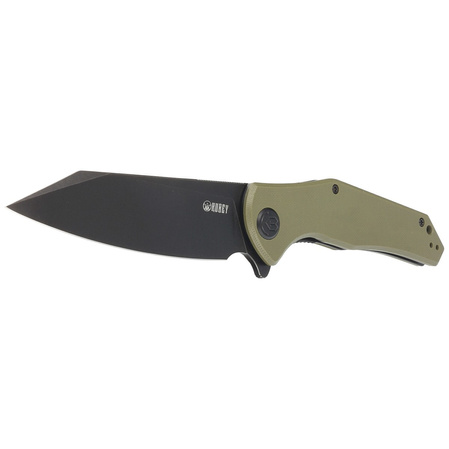 Nóż składany Kubey Flash Green G10, Blackwashed AUS-10 (KU158F)