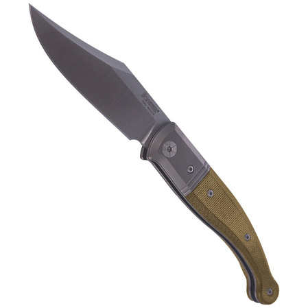 LionSteel Gitano Green Canvas / Satin Blade (GT01 CVG)