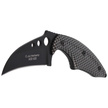 Herbertz Solingen Neck Knife Black / Grey Aluminium, Black Coating (575706)