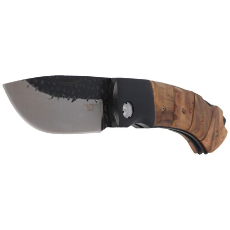 Herbertz CJH Knife Birch Root Wood, Satin/Forged 420 (10000668)