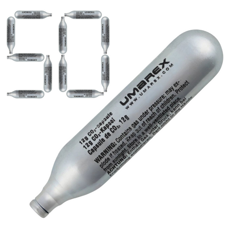 Zestaw 50 Nabojów kapsuł Umarex CO2 12g, kapsuła zasilająca (4.1685)