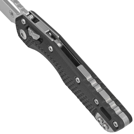 Nóż składany Microtech MSI S/E Black Tri-Grip Polymer, Stonewashed M390MK by Tony Marfione (210T-10PMBK)