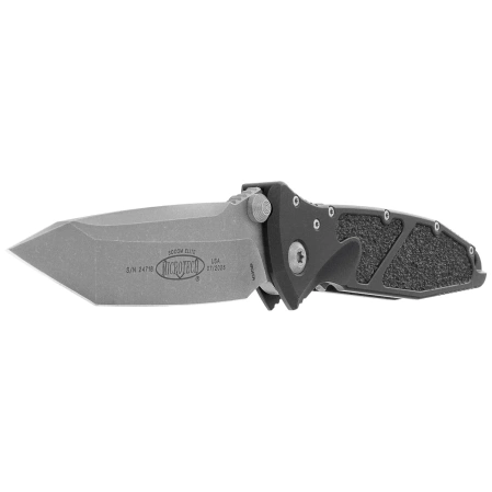 Nóż składany Microtech Socom Elite T/E-M Black Aluminum/3M, Apocalyptic M390 by Tony Marfione (161-10AP)