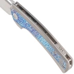 WeKnife Nefaris LE No 057/260 Gray/Flamed Titanium, Hand Rubbed Satin CPM 20CV (WE22040FA-1)