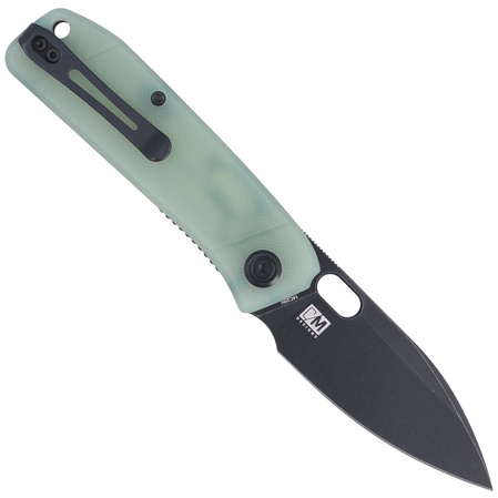 Kubey Knife Hyde, Jade G10, Dark Stonewashed 14C28N by Colin Maisonpierre (KU2104C)