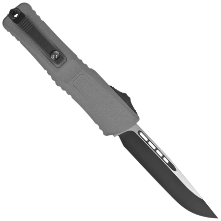 Microtech Combat Troodon Gen III S/E OTF Knife Natural Clear Aluminum, Black M390MK by Tony Marfione (1143-1NC)