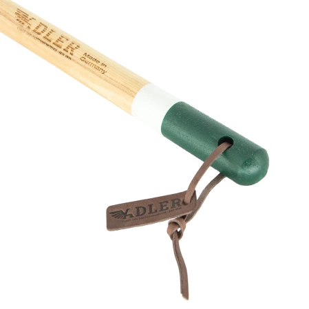 Adler Holly Gardening Trowel, C45 Steel, Green/White Hickory Handle (380.0E03KA025)