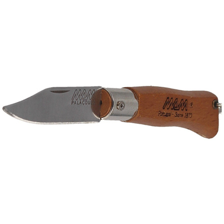 Nóż składany brelok MAM Douro Mini, Light Beech Wood, Inox HW, Satin 420 (2002-LW)