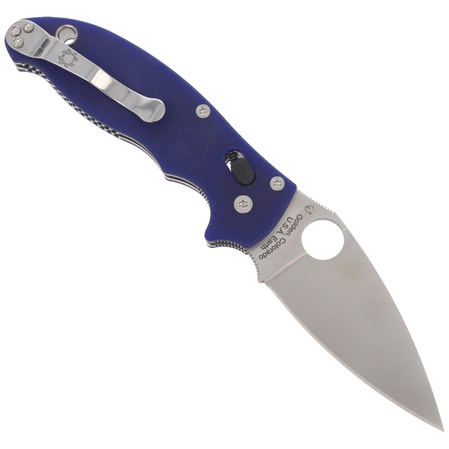 Spyderco Manix 2 G-10 Dark Blue CPM S110V Knife (C101GPDBL2)