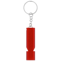 Brelok z gwizdkiem Barbaric Red Aluminium (16215-RD)