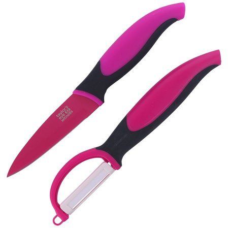Taylor's Eye Knife Peeler and Peeler Pink Set (377800)
