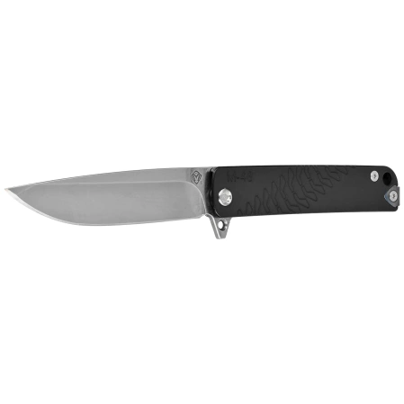 Nóż składany Medford M-48 Black PVD Aluminium, Std HW/Clip, Tumbled S35VN by Greg Medford (MK212STQ-42TM-TSCS-Q4)