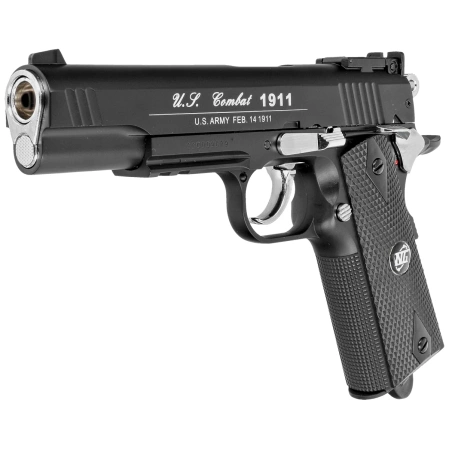 WinGun Colt 1911 U.S. Combat Black 4.5 mm air pistol, CO2